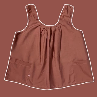เสื้อคอกระเช้า S-XXL คอถัก ผ้าคอตตอน ผ้านิ่ม ไม่ร้อน (G02)