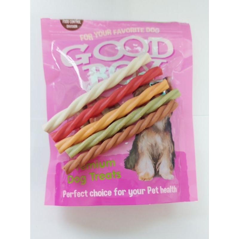 Goodboyขัดฟันบิดเกลียวรวมรส 250กรัม