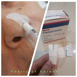 พลาสเตอร์ติดสายให้อาหารทางจมูก Fixomull มี 2ขนาดให้เลือก