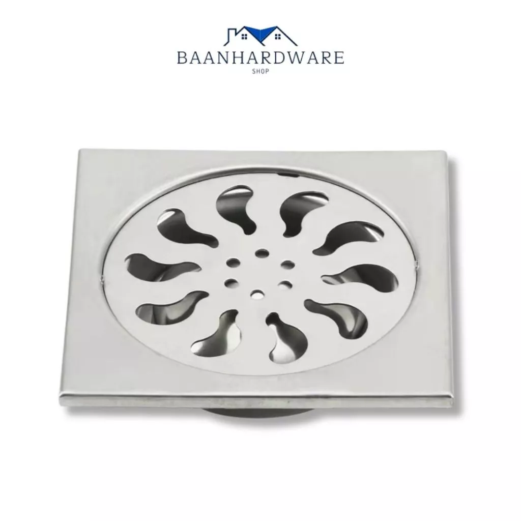 BAANHARDWARE ตะแกรงน้ำทิ้ง ตะแกรงกันกลิ่น สแตนเลส ใช้สำหรับท่อประปาขนาด1" - 1.5” MA-J-015