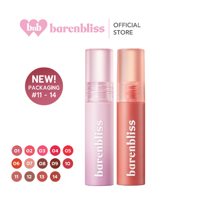 bnb barenbliss Cherry Makes Cheerful Lip Velvet 2.5g 1 ชิ้น ลิปเนื้อกำมะหยี่ เนียนนุ่ม สีชัดติดทน