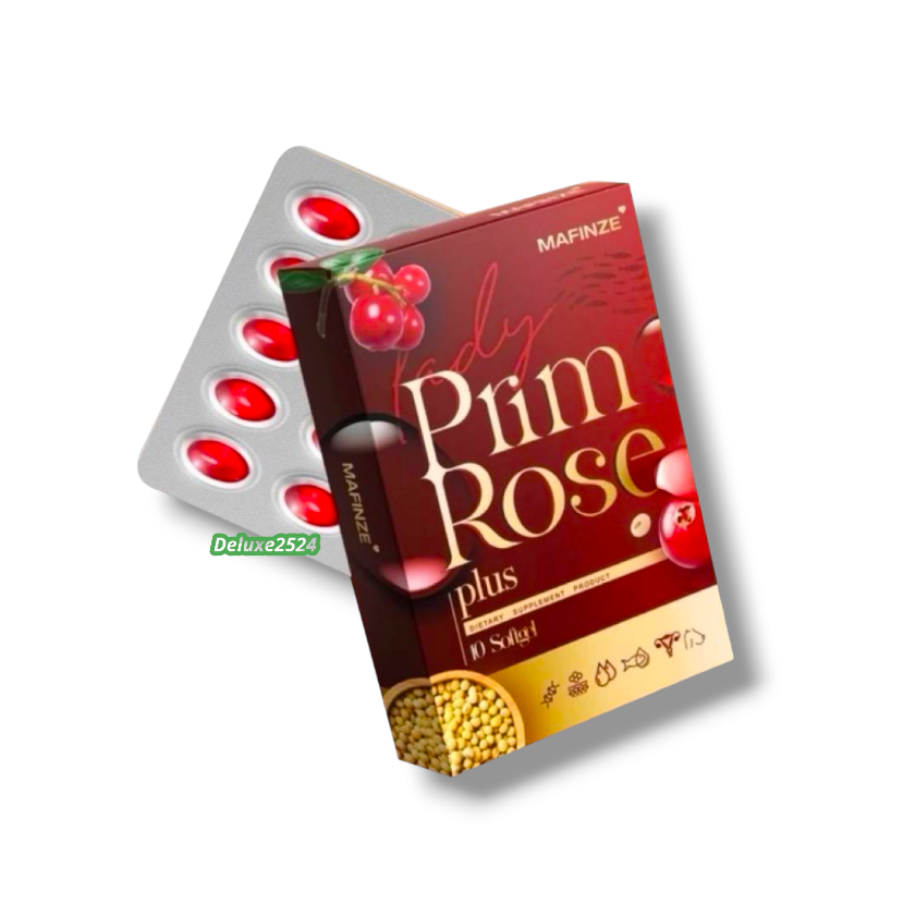 มาฟินเซ่ พริมโรส พลัส (เลดี้พลัสเดิม) MAFINZE PRIMROSE PLUS อาหารเสริมเพื่อสุขภาพ (บรรจุ 10 เม็ด)
