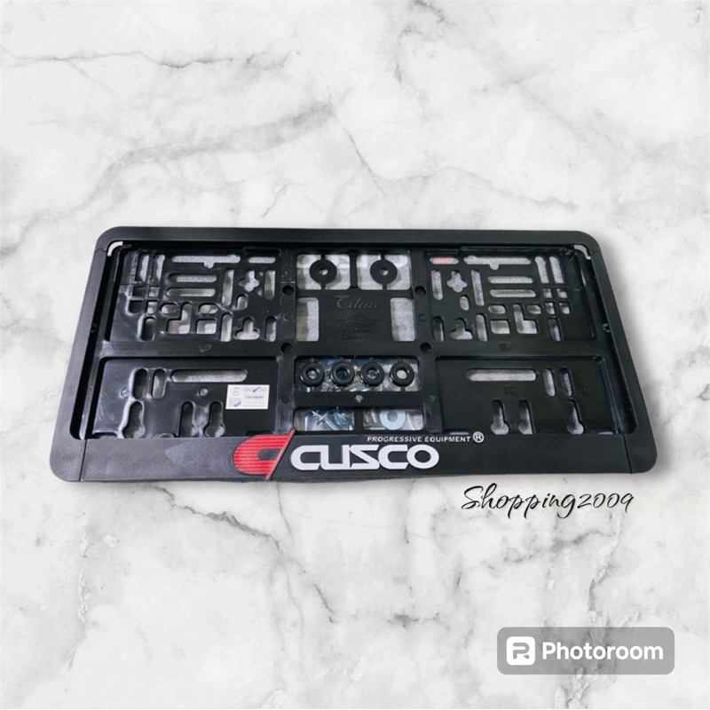 (แท้💯%) กรอบป้ายทะเบียนรถยนต์ CUSCO ป้ายทะเบียน (พร้อมส่ง)