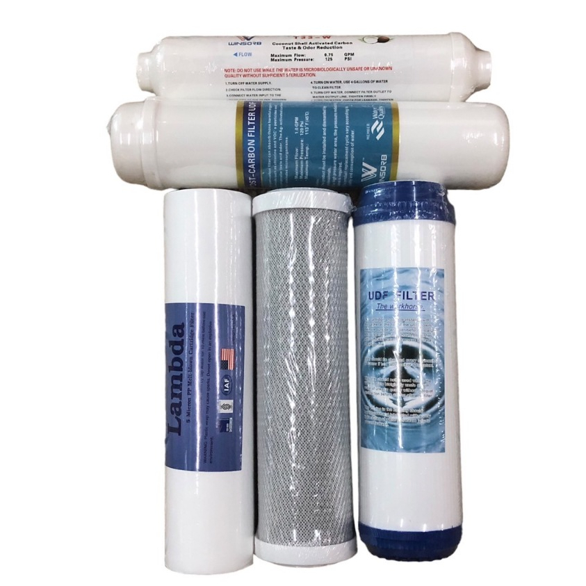 ไส้กรองน้ำ 5 ขั้นตอน GAC มีสินค้าพร้อมส่ง สั่งก่อนเที่ยงส่งออกภายในวันที่สั่ง *ฟรีข้อต่อ 4 ตัว*