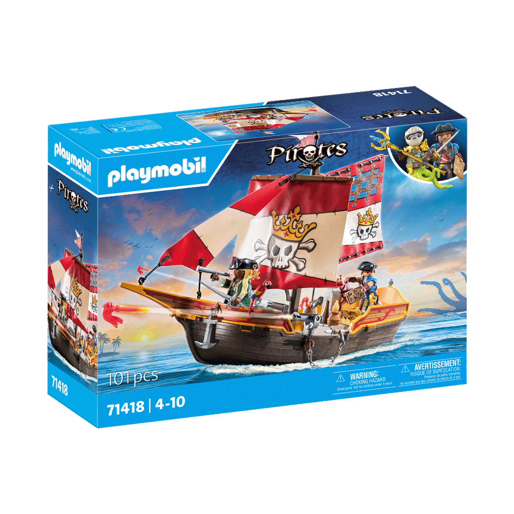 Playmobil 71418 Pirates Pirate Ship โจรสลัด เรือโจรสลัด-24