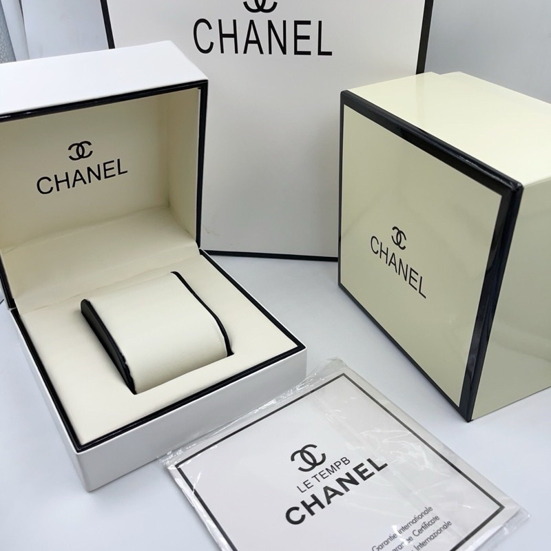 กล่องนาฬิกา Chanel งานออริ  อุปกรณ์ครบชุดหรูหรา