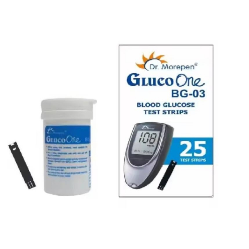 เครื่องตรวจวัดระดับน้ำตาลในเลือด Dr.Morepen Gluco One BG-03