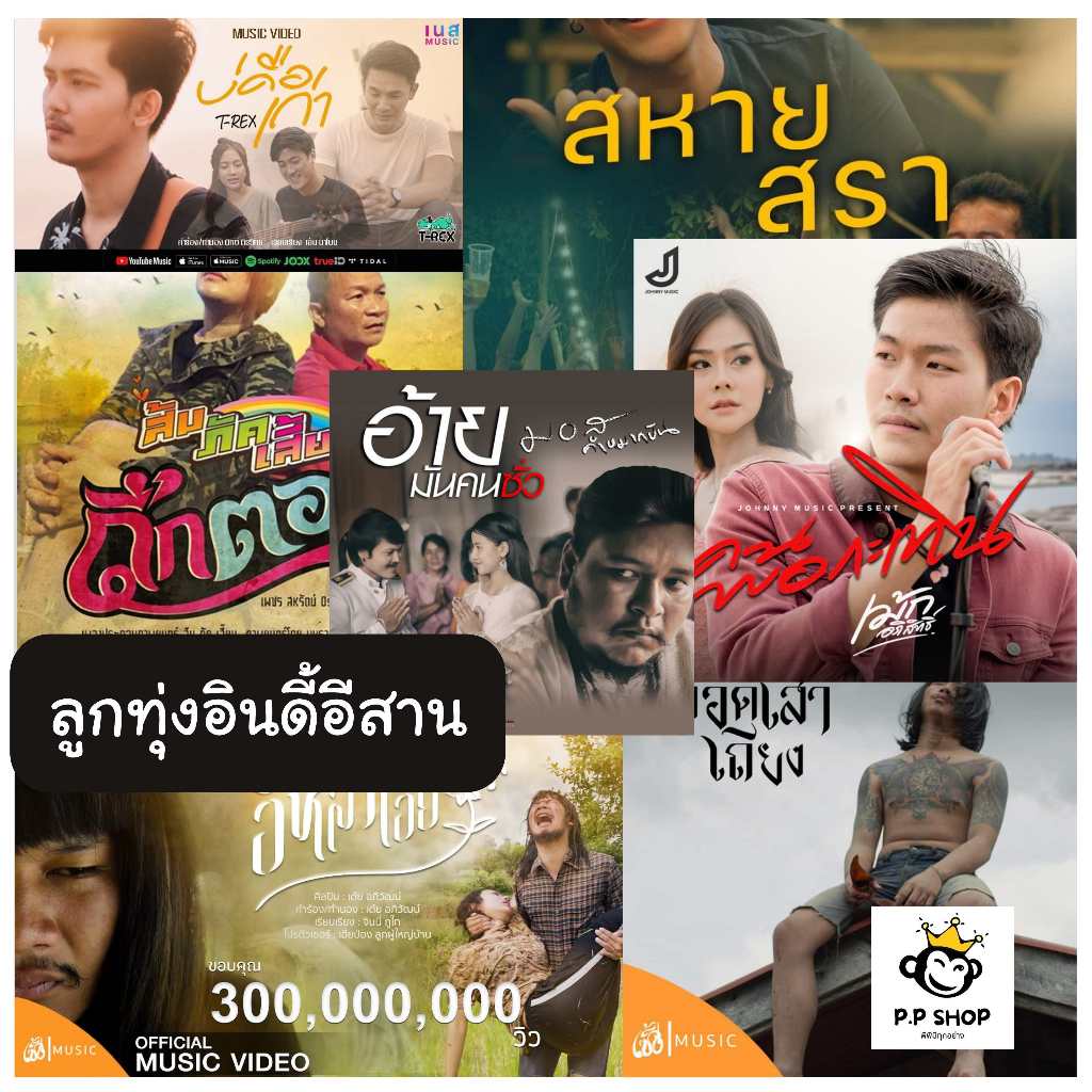 ลูกทุ่งอินดี้อีสาน (แผ่น CD , USB แฟลชไดร์ฟเพลง)