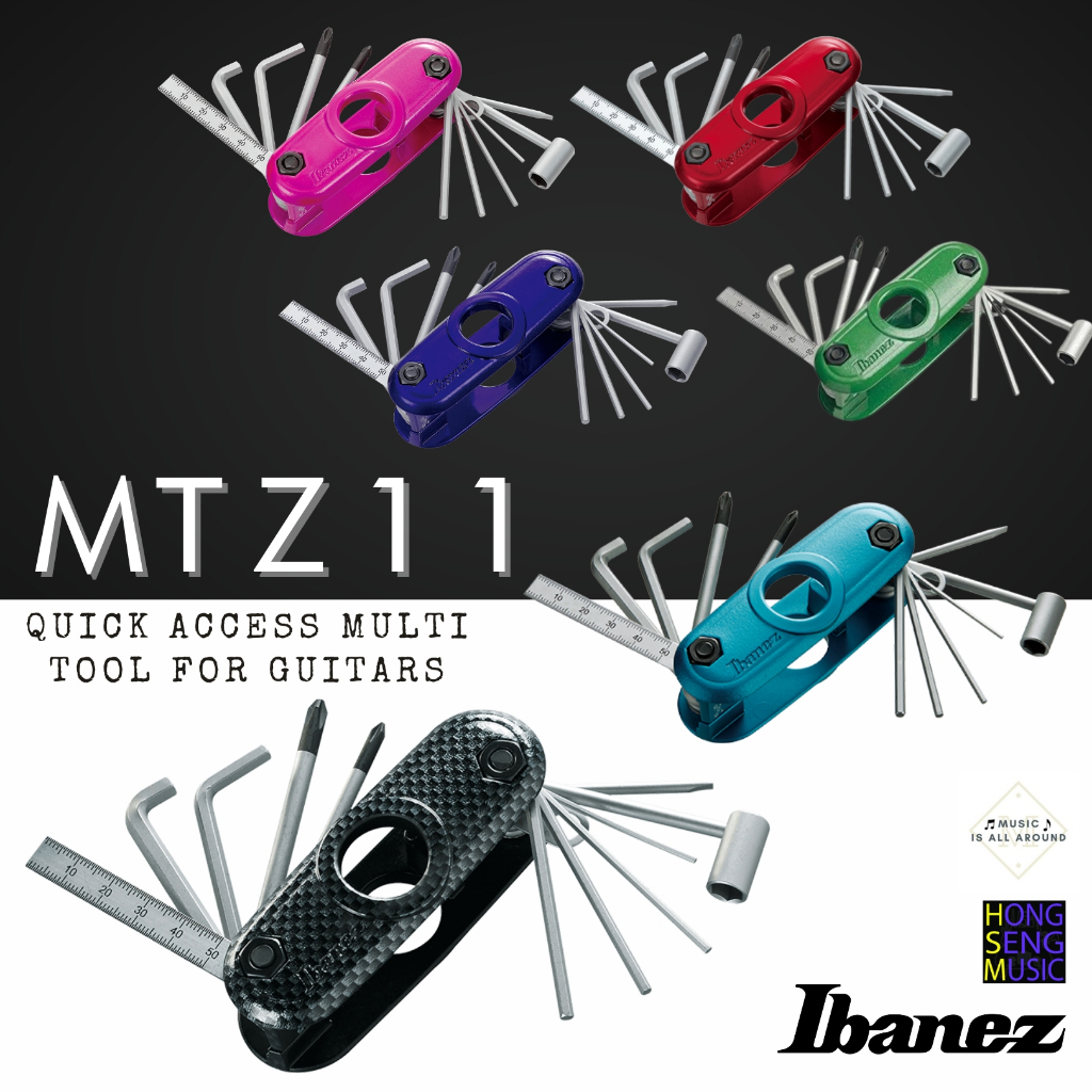 Ibanez Multi Quick access multi tool for Guitars รุ่น MTZ11
