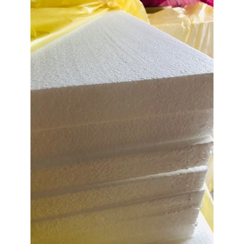 EPS Foam (P Grade) เกรดลามไฟ ขนาด 60 x 120cm หนา 4 นิ้ว (หนาแน่น 0.65 ปอนด์)  ราคา 180 บาท/แผ่น