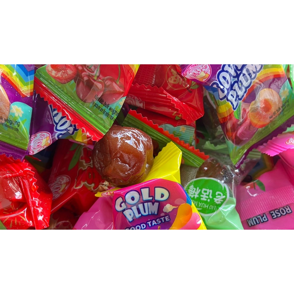 บ๊วยรวมรส (ขนาด 2 กิโลกรัม )บ๊วยแห้ง รสชาติเปรี้ยวอมหวาน