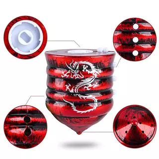 [พร้อมส่ง]ของเล่นเด็ก ลูกข่างเรืองแสง ลูกข่างมีไฟ LED หมุนได้ มีดนตรี มีไฟ