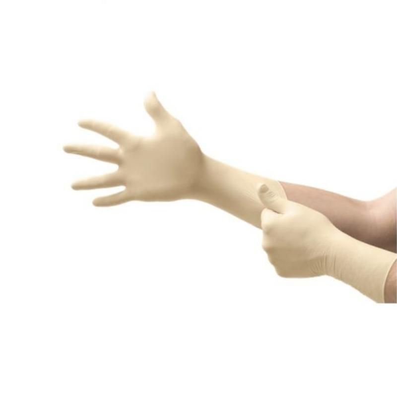 Ansell ถุงมือยาง ถุงมือศัลยกรรม ถุงมือ Sterile ผลิตจากยางธรรมชาติแบบหนา ขอบตรง ปราศจากแป้ง รุ่น91-22