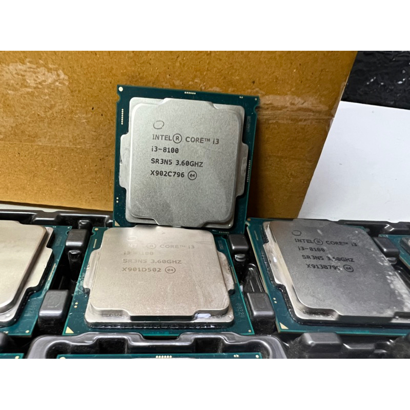 ซีพียูlga 1151v.2 i3-8100 i5-8500 i7-8700 i5-9500 แถมซิลิโคน1ซอง