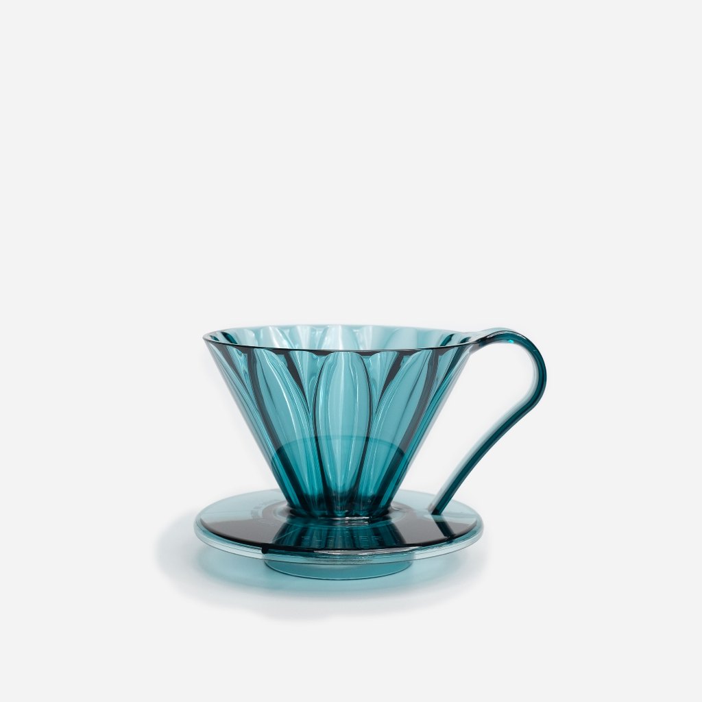 CAFEC Flower Tritan Clear Blue Green