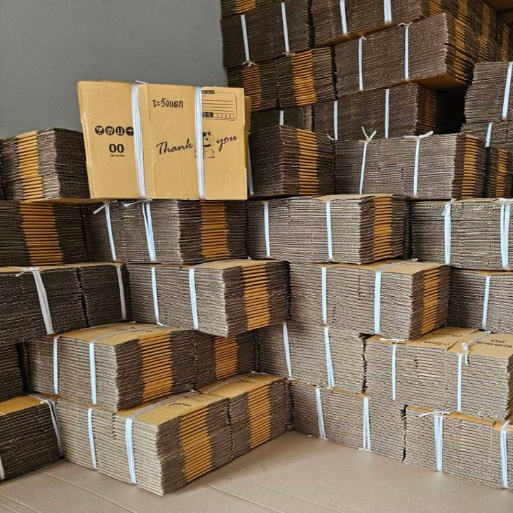 กล่องพัสดุ กล่องไปรษณีย์ กล่องลายแมว เบอร์ 00 / 0 / 0+4 / A / AA / AB / 2A / B / 2B / C / D / E / M / F / G / ฉ - รูปที่ 6