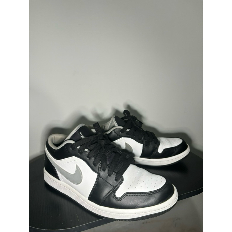 รองเท้า Jordan 1 Low Black Particle Grey มือสอง ของแท้💯