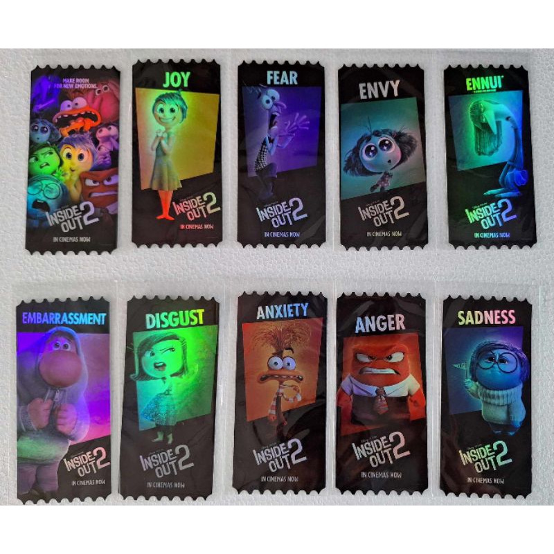 Collectible Ticket Inside Out 2 มหัศจรรย์อารมณ์อลเวง 2 ลิขสิทธิ์แท้จาก SF Cinema SF+ Disney Pixar