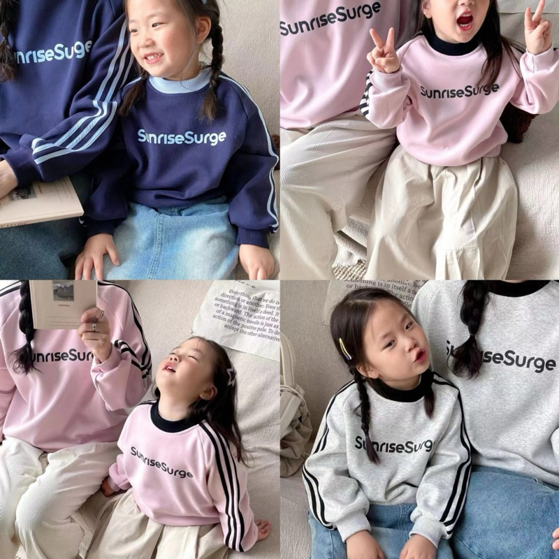 Sweater เสื้อแขนครอบครัว มีทั้งเด็กและผู้ใหญ่ราคาถูก️ เสื้อแแขนยาว ผ้าคอตตอน จั๊มทรงโอเวอร์ไซส์ ใส่แล้วน่ารักสุดๆ SE2568