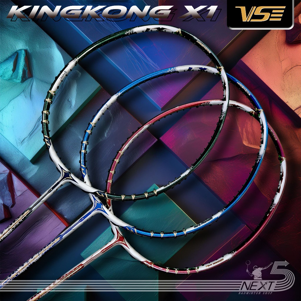 VS ไม้แบดมินตัน รุ่น Kingkong X1 แถม เอ็น กริป ซอง