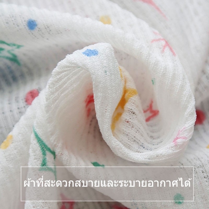 Victoria's Sunshine เสื้อเชิ้ตแขนยาว ปิดบัง ลายดาว ผ้าที่เย็นสบายและมีน้ำหนักเบา ป้องกันแสงแดด ชุดไปทะเล#0337 รูปที่ 4