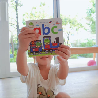 หนังสือบอร์ดบุ๊ค a-z ยานพาหนะ : เจสซี่หัดอ่าน ABC Vehicles (หนังสือเด็ก Jessie Frog)