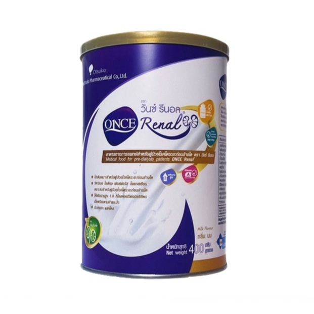 ONCE Renal วันซ์ รีนอล 400g สำหรับผู้ป่วยที่ยังไม่ฟอกไต