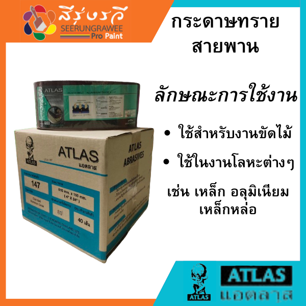 กระดาษทรายสายพานคนแบกโลกATLAS