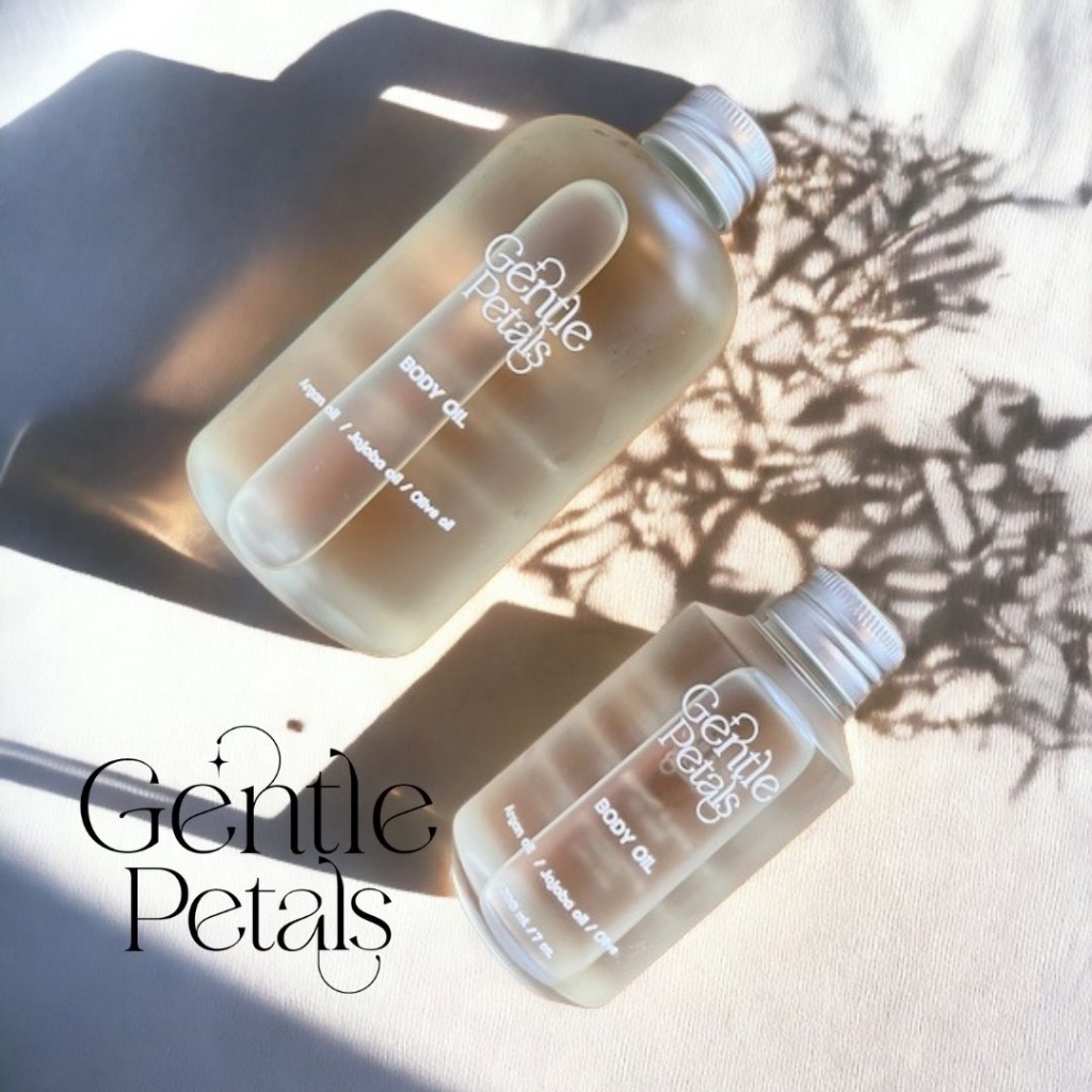 Gentle Petals Body Oil กลิ่นสปาผ่อนคลาย White Tea บอดี้ออยล์ บำรุงผิว สูตร เนื้อบางเบา ซึมซาบไว