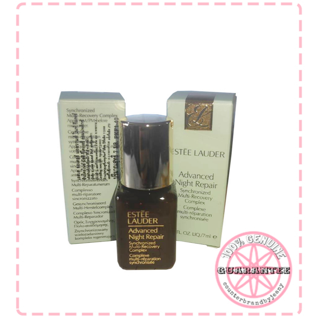 ESTEE LAUDER Advanced Night Repair Synchronized Multi Recovery Complex 7mL ✅ แท้ป้ายไทย เอสเต้้ไนท์รีแพร์ ลดริ้วรอย
