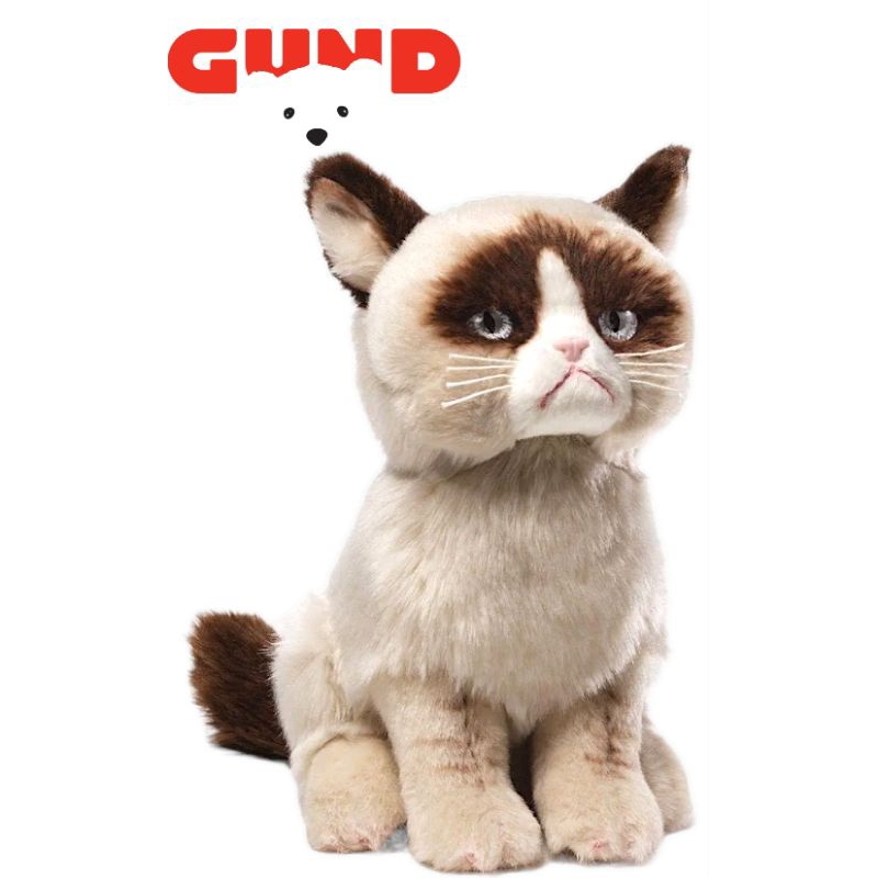 พร้อมส่ง แมวGrumpy Cat Plush By Gund ตุ๊กตาแมวสัตว์