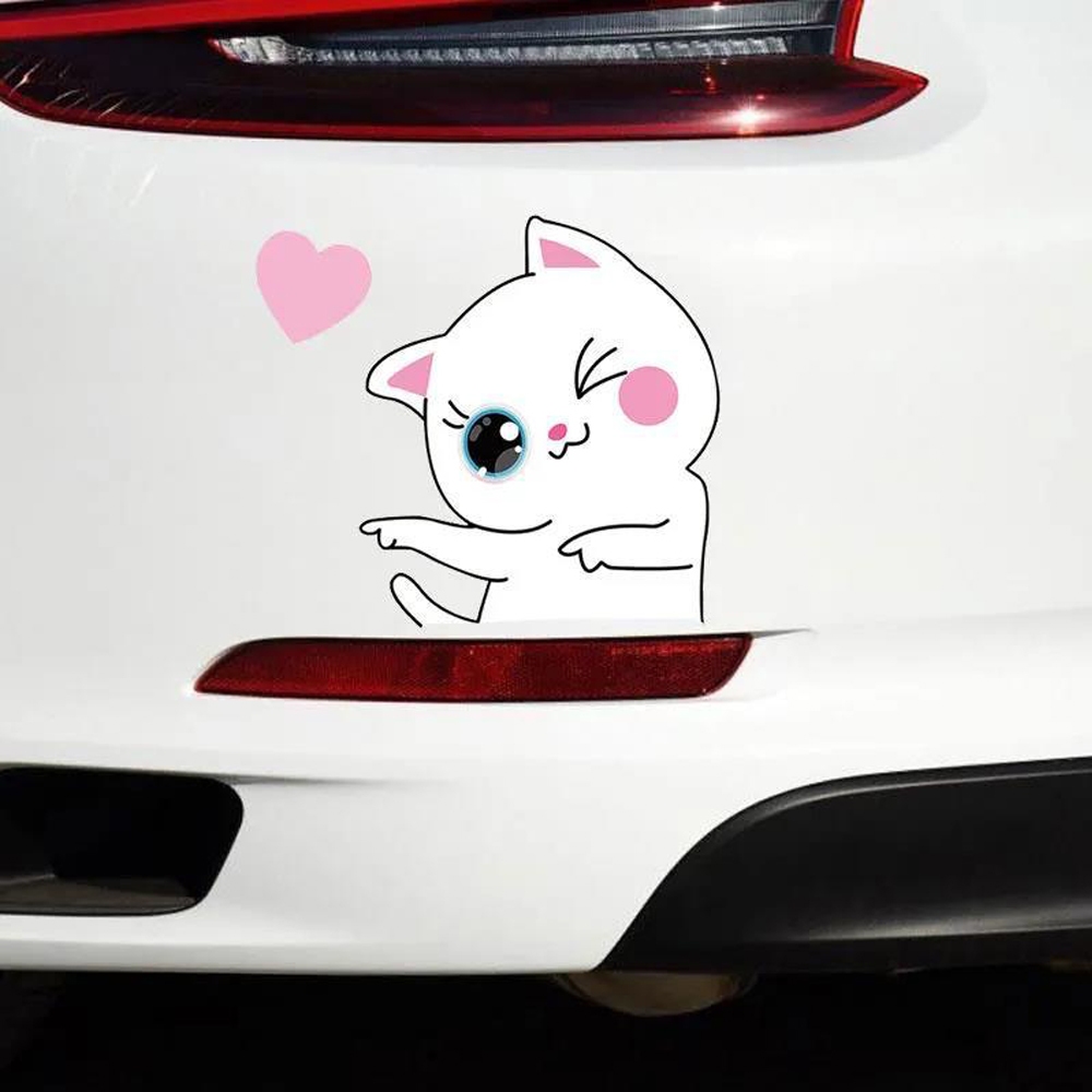 (ส่งจากไทย) สติ๊กเกอร์แมว สติ๊กเกอร์ติดรถการ์ตูน สติ๊กเกอร์การ์ตูน ติดรถ ติดแอร์ ติดได้หลากหลาย สติ๊กเกอร์สวยๆ ปกปิดรอย - รูปที่ 5