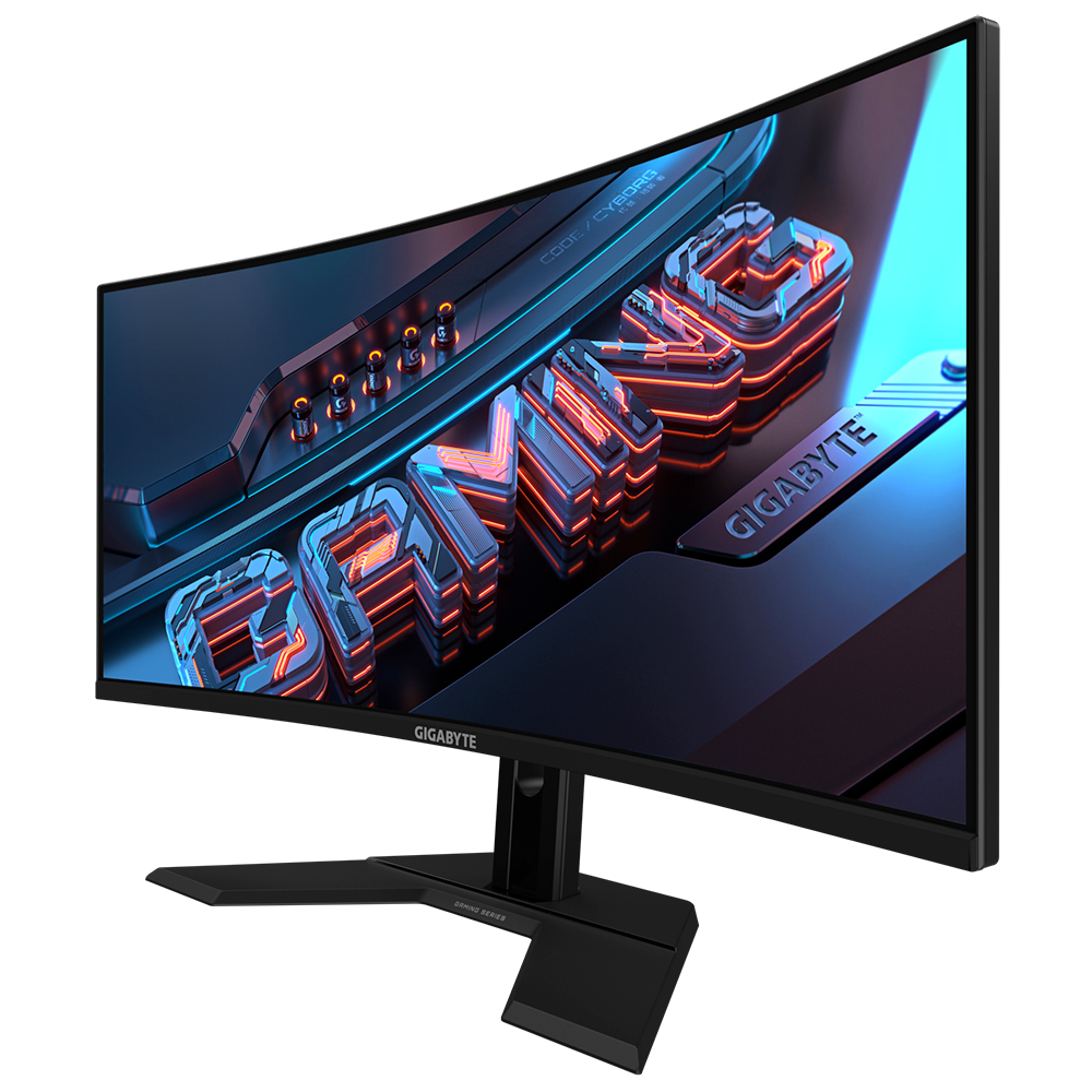 GIGABYTE GS34WQC Gaming Monitor (จอมอนิเตอร์) | 34" WQHD | VA | 1ms | 120Hz OC 135Hz | Adaptive-Sync