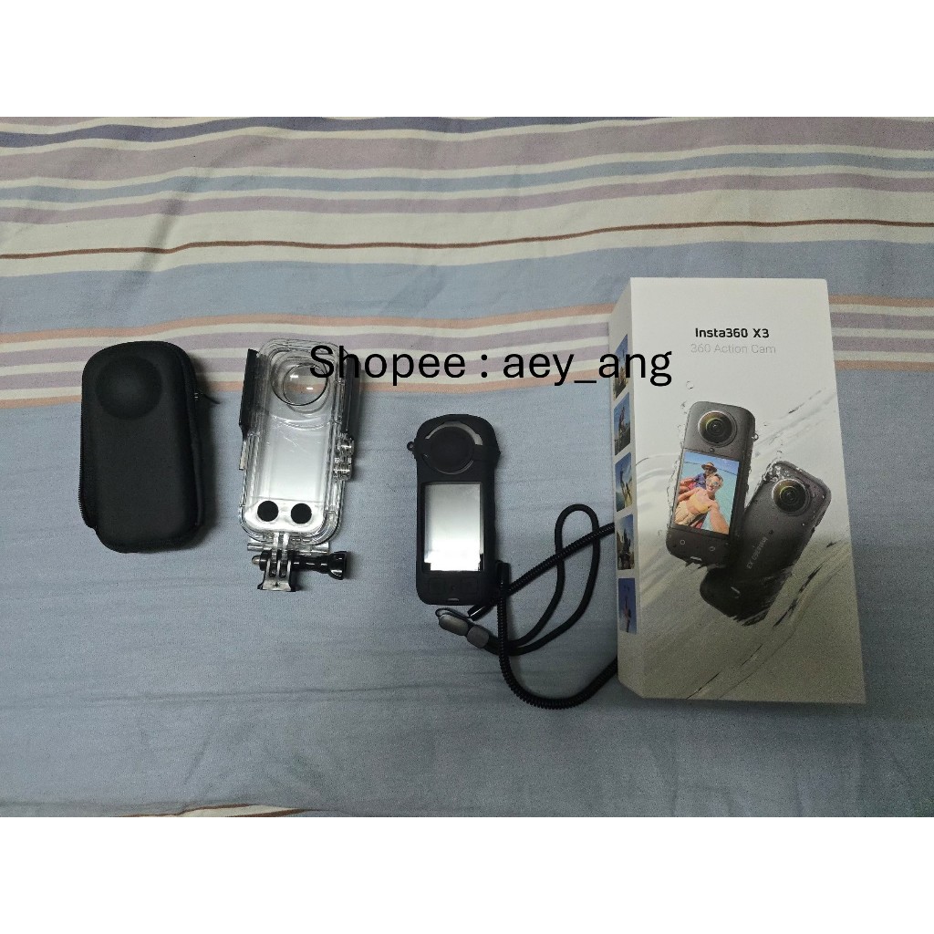[มือสอง] Insta360 X3 พร้อมเคสกันน้ำ