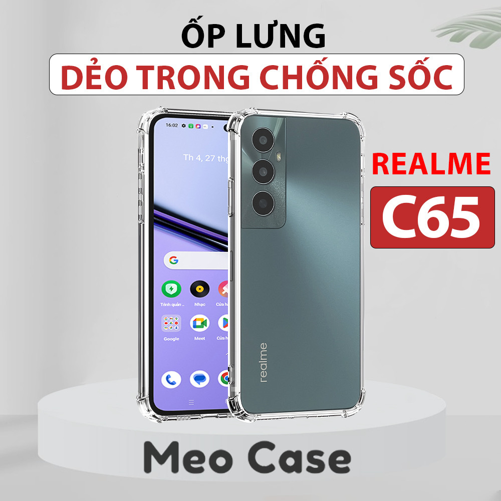 เคสใสกันกระแทก สำหรับ Realme C67 / C65 เคสเรียลมี เคสโทรศัพท์ TPU Case