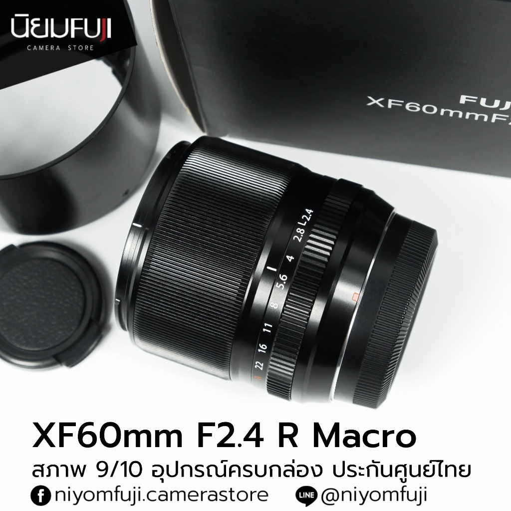 XF60mm F2.8 R Macro ครบกล่อง