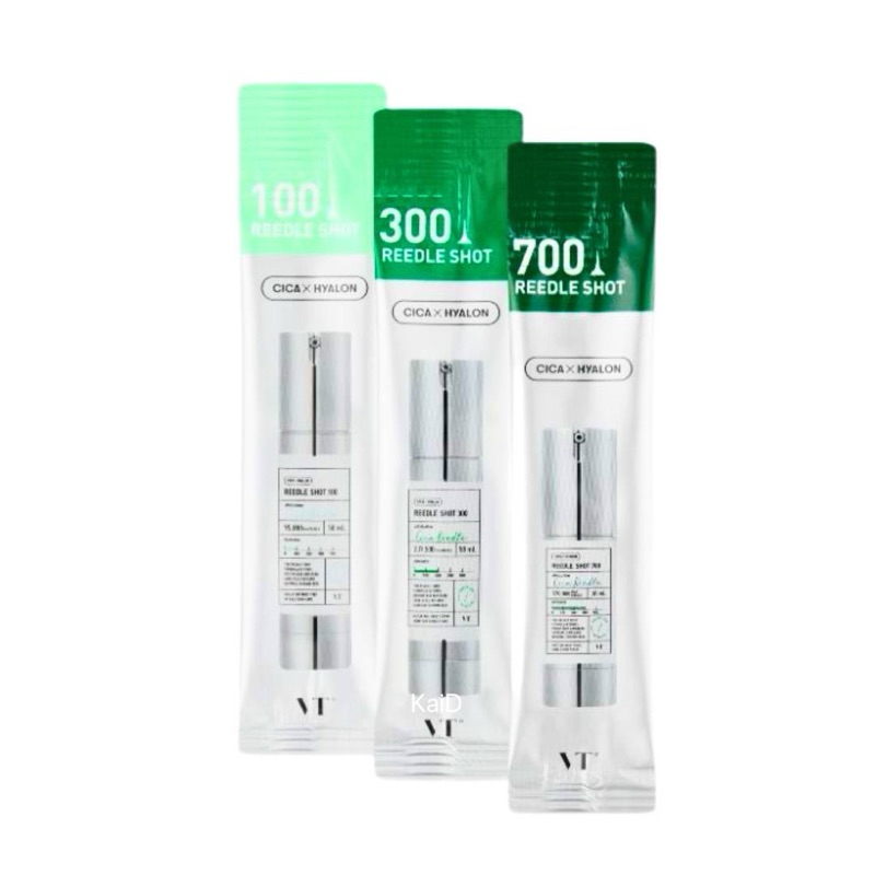 🇰🇷พร้อมส่ง/แท้ VT Reedle shot 100 / shot 300  shot700 แบบซอง ขนาด 1ml
