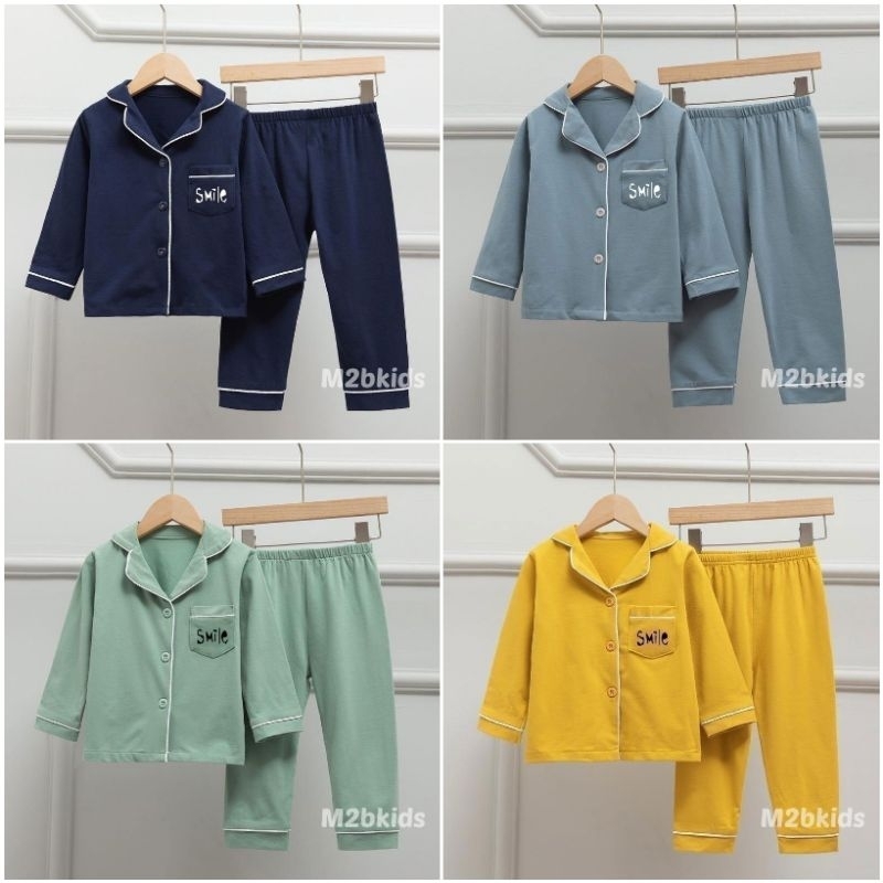 พร้อมส่ง ชุดนอนเด็กแขนยาวขายาว ชุดนอนลูกสาว ลูกชาย 1-10 ปี #ผ้านุ่มเด้ง เกรดพรีเมี่ยม