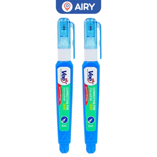 ปากกาลบคำผิด Vee รุ่น VB-398 ลิควิด ลิควิดเปเปอร์ น้ำยาลบคำผิด liquid 3ml แห้งไวเขียนทับได้(1 ชิ้น)