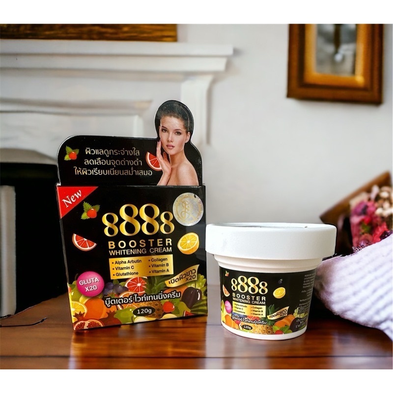 8888 BOOSTER WHITENING CREAM 120g บูสเตอร์ 8888