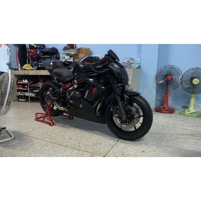 อกล่าง ER6n เป็นสีรองพื้นสีด้าน **รับหุ้มคาบอน***(ใส่แคชบาได้) ติดต่อผ่านเฟสบุคหรือแชททางร้านได้เลยจ้า - รูปที่ 2