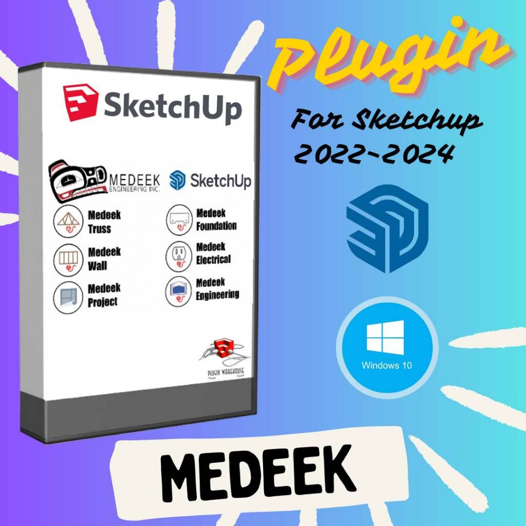 Medeek Design | Plugin for Sketchup 2022-2025 อ่านรายละเอียดด้านใน