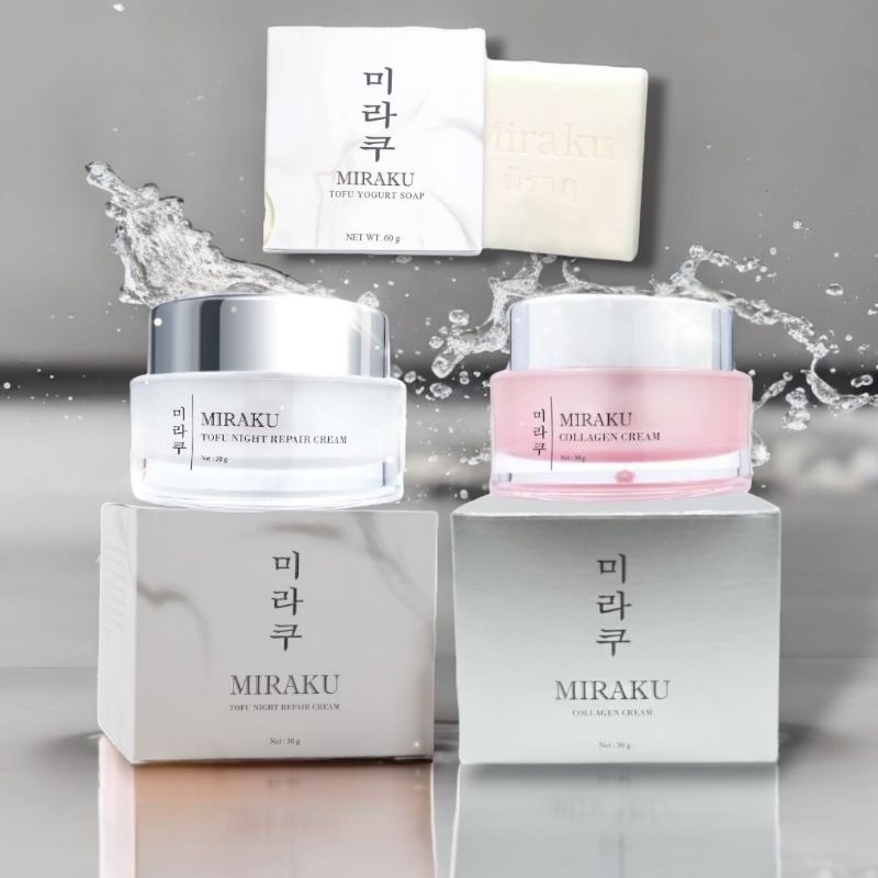 miraku tofu ครีมมิรากุ โตฟุ เซต 30 กรัม