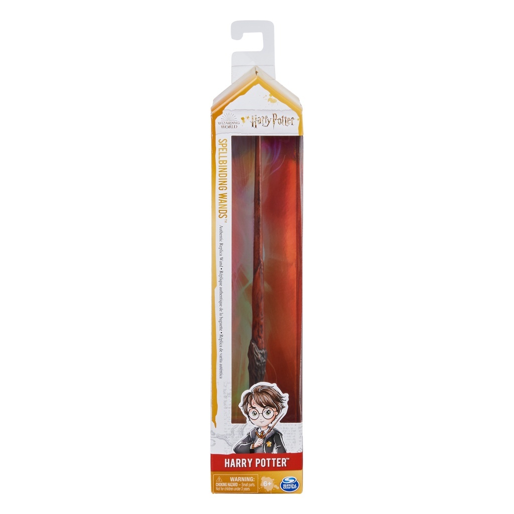 Wizarding World Spellbinding Wand ของเล่น ฟิกเกอร์ คทาเวทมนต์ ไม้กายสิทธิ์ ของตัวละครใน แฮร์รี่ พอตเตอร์ ขนาด 12 นิ้ว — صورة 8