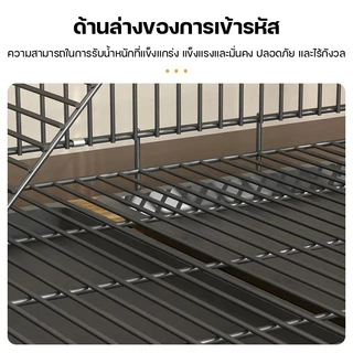 🐈Petorldog กรงแมวขนาดใหญ่ กรงเเมว4ชั้น พับได้ กรงสัตว์เลี้ยง สี่ชั้นขนาดใหญ่ คอนโดแมว กรงแมวคอนโด