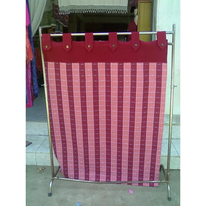 แนะนำ ผ้าม่าน ผ้าม่านผ้าฝ้ายทอมือสำหรับประตูกว้าง1มสูง2ม ราคาพิเศษ มีเก็บเงินปลายทาง