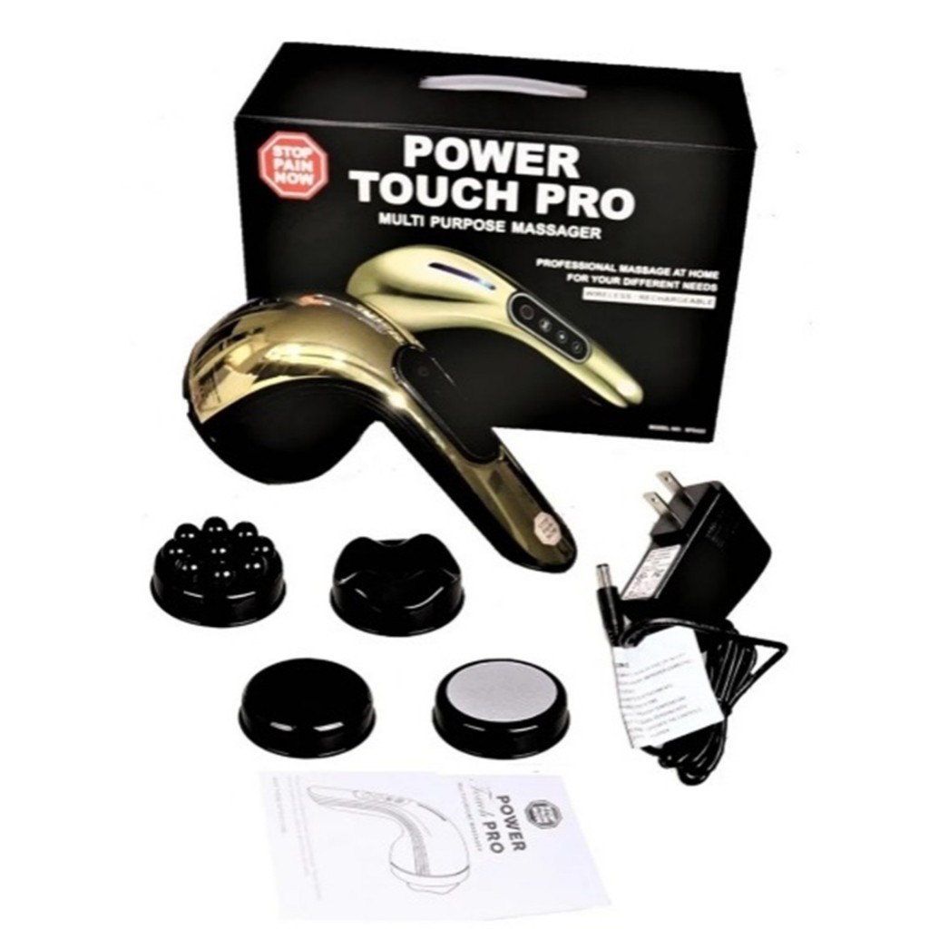 Power Touch เครื่องนวดไฟฟ้าครบสัดส่วน นวดทั่วตัว ใช้ขัดส้นเท้าได้