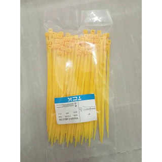 เคเบิ้ลไทร์ 6"（3.5*150mm )สายรัดพลาสติก cabletie มี6สี ถุงละ100เส้น
