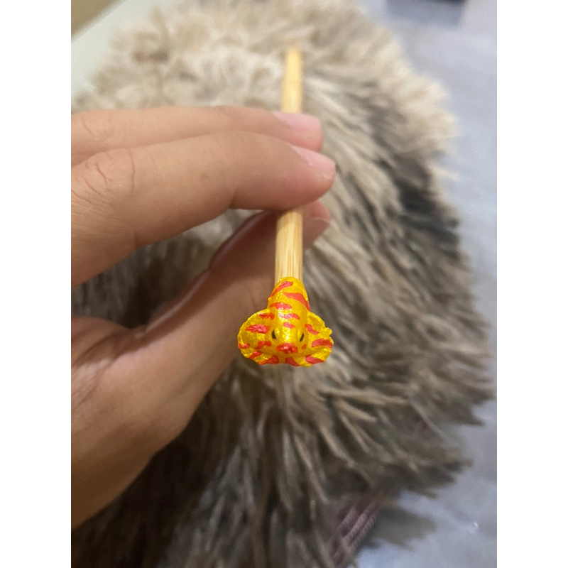 ไม้ล่อปลากัด นีโม่ลายไฟ หัวล่อปลาสีสันสวยงามขนาดเท่าปลาจริง
