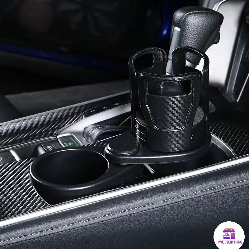 [แนะนำ👍] ที่วางแก้วในรถยนต์หมุนได้ 360 องศา ที่วางแก้วในรถยนต์แบบ 2 in 1 ใช้งานง่าย ปรับได้ 2 ชั้น - รูปที่ 6